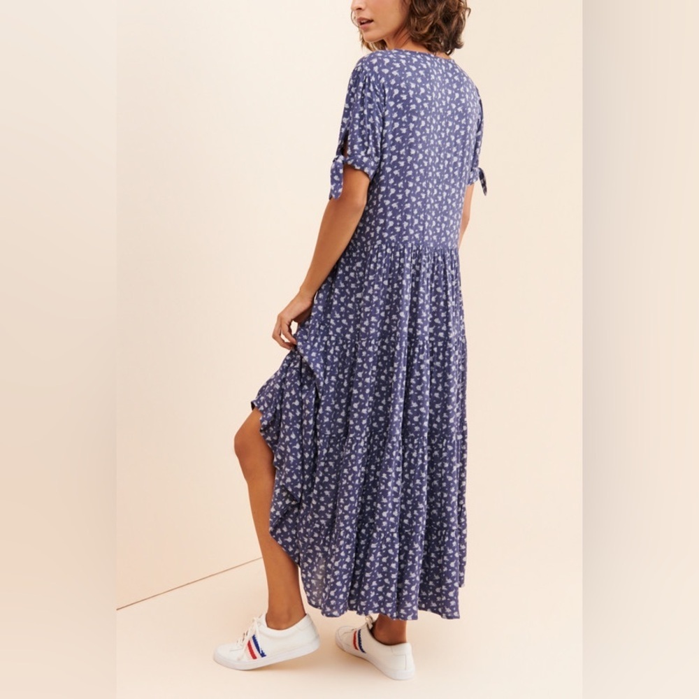 Indigo Dreams dress Floral Blue Dress - Picture 7 of 11